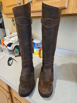 Size w9  Mountain Horse Women's Snowy River Tall Leather Boots Brown .