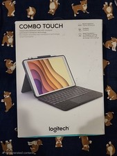 Logitech Combo Touch Keyboard Folio Case for iPad 7th, 8th 9th Gen - Graphite