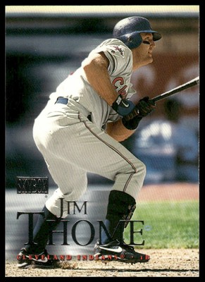 2000 SkyBox #33 Jim Thome Cleveland Indians
