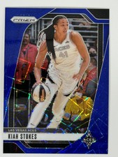 Kiah Stokes 2024 Panini Prizm WNBA Blue Velocity #122
