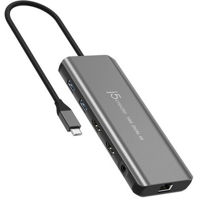 J5create JCD398 USB-C 10 Gb/s Mini Dock With Dual 4K HDMI