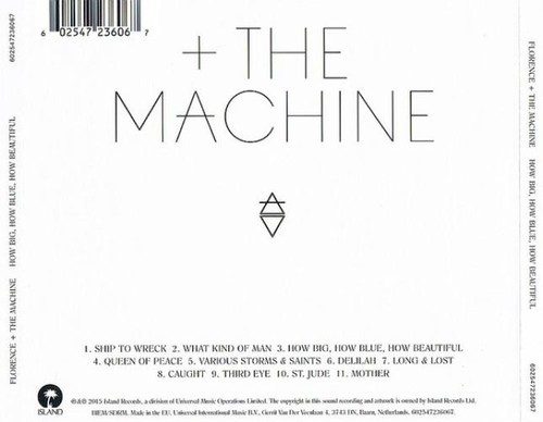 Florence And The Machine - How Big, How Blue, How Beautiful (CD, Album) 2015 (NM - Afbeelding 2 van 5