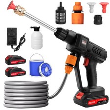 Portable Cordless Pressure Washer Electric High Power Jet Wash Patio Car Cleaner
