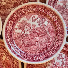 V&B Rusticana rot Pizzateller rund Ø ca. 32 cm Grillteller Kuchen- Platzteller