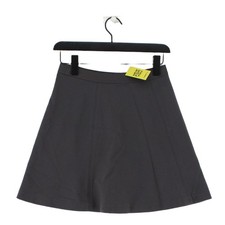 Uniqlo Women's Midi Skirt W 26 in Grey Viscose