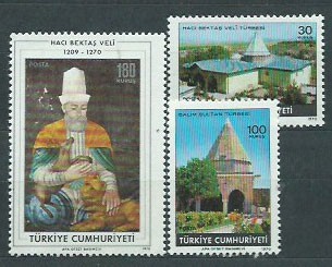 Turquia - Correo 1970 Yvert 1961/3 ** Mnh Haci Bektas