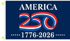 3x5FT America USA 1776-2026 250th Anniversary House Flag Semiquincentennial 150D