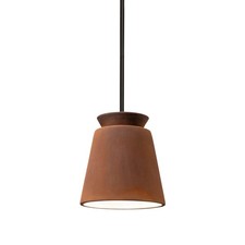 Justice Design Group CER-6425-RRST-MBLK-RIGID - Pendants Indoor Lighting