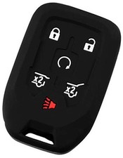 KeyGuardz Keyless Entry Remote Car Smart Key Fob Outer Shell Cover Soft Black