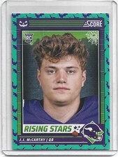 2024 SCORE A TREAT J.J McCARTHY GREEN BATS ROOKIE CARD