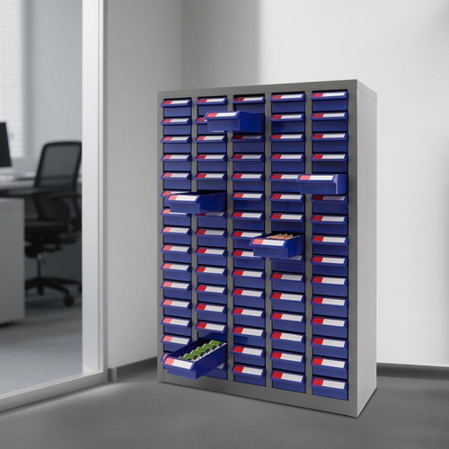 Armadio ricambi 75 cassetti dado porta attrezzi accessori armadietti contenitori - Foto 24 di 24
