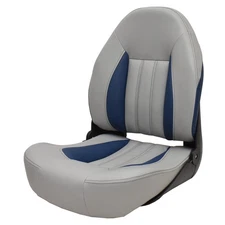 Tempress Boat ProBax Folding Fishing Seat 61391 | Gray / Blue