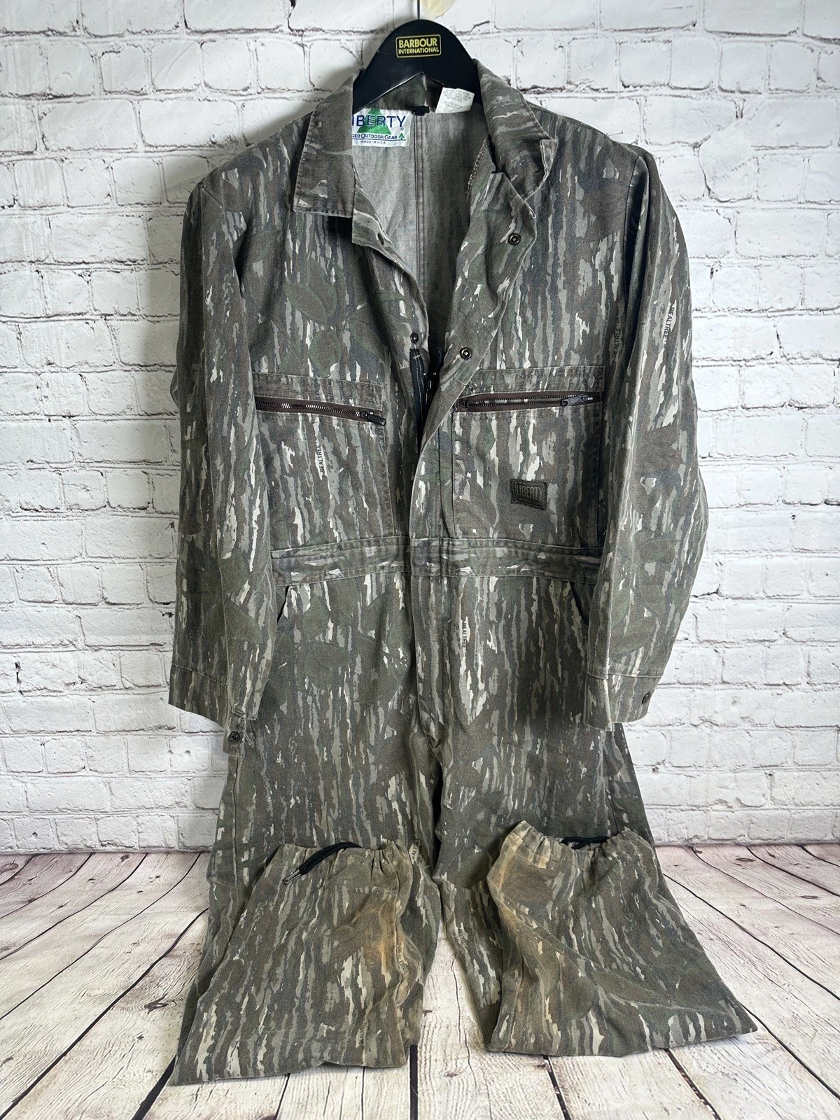 Liberty Rugged Outdoor Gear Trebark Boiler Suit Hunting Overalls M Made in USA