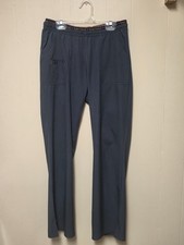 WOMEN'S GREY PANTS BOTTOMS SCRUBS SMALL PETITE HEART SOUL