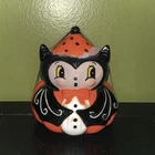 New JOHANNA PARKER Bat Canister 5” Treat Jar Halloween 2026 Decor