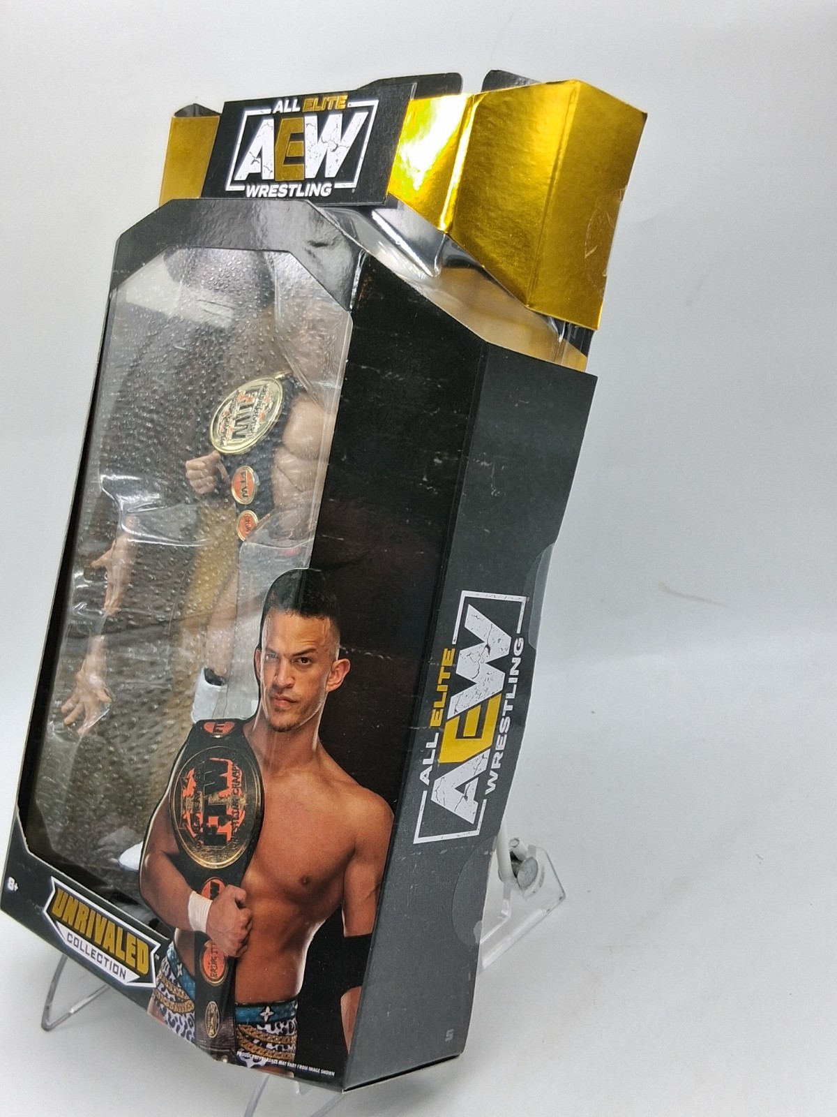 AEW Unrivaled Series 14 Ricky Starks #128 FTW Champion Wrestling Action Figure