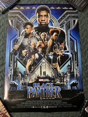 Black Panther 2018 Double Sided DS Original Theatrical Movie Poster 27''x40''
