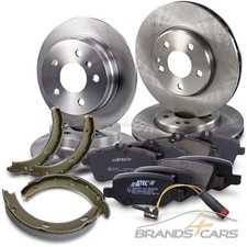 ATEC 4x BREMSSCHEIBE+BREMSBELÄGE+BREMSBACKEN VORN+HINTEN MB A-KLASSE W169 E-CELL