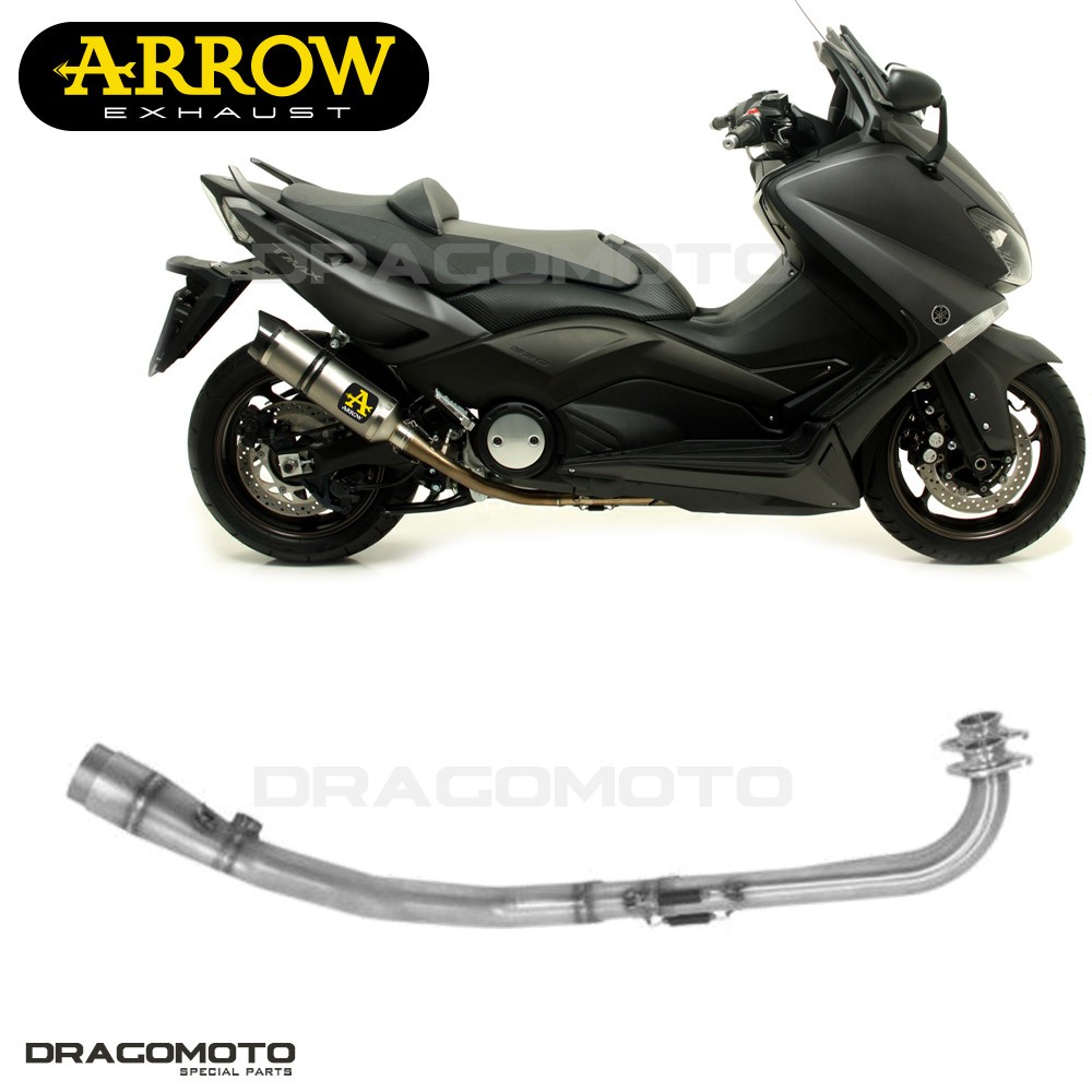 Collecteur Arrow homologué kat pour rouler au quotidien en Yamaha T-Max 530