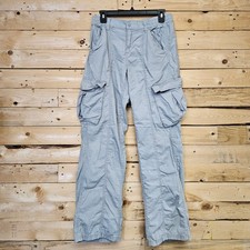 H&M Divided Gray Cargo Pants Womens Size 4 Co...