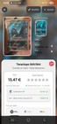 Carte Pokemon TERACLOPE 069/064 Holo Secrète EV6.5 Fable Nébuleuse FR NEUF