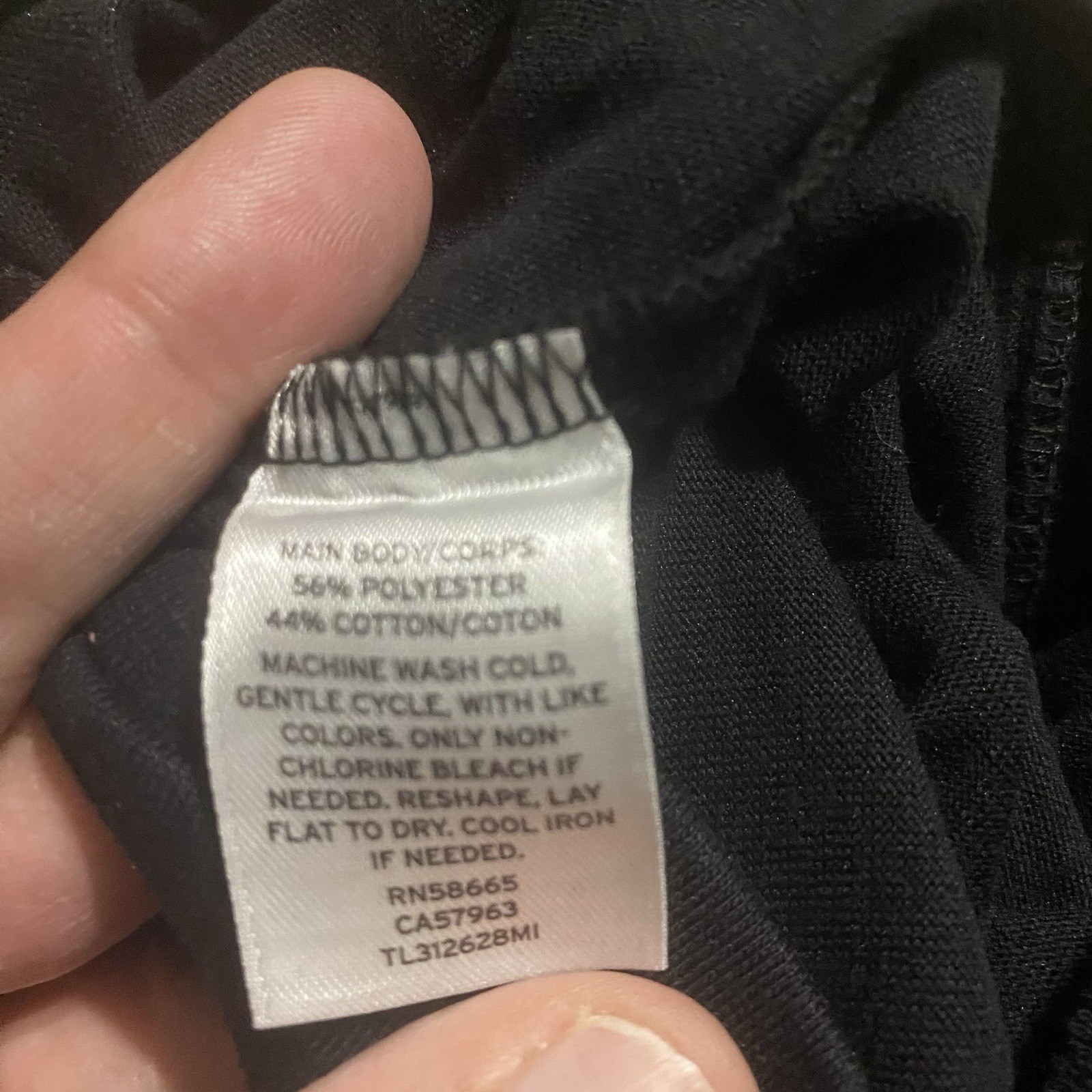 Leith Womens Small Solid Black Stretch Pull On Ru… - image 4