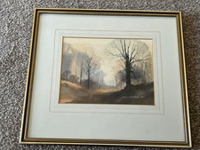 andy le poidevin watercolour ( evening light  ) 1986