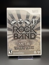 Rock Band: Metal Track Pack (Nintendo Wii, 2009) Complete w/ Manual - Tested