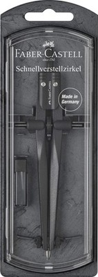 Faber-Castell Stream Quick-Set Compass - Black Stone 174530