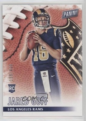 2016 Panini Black Friday Football Rookies 158/499 Jared Goff #63 Rookie RC sd0