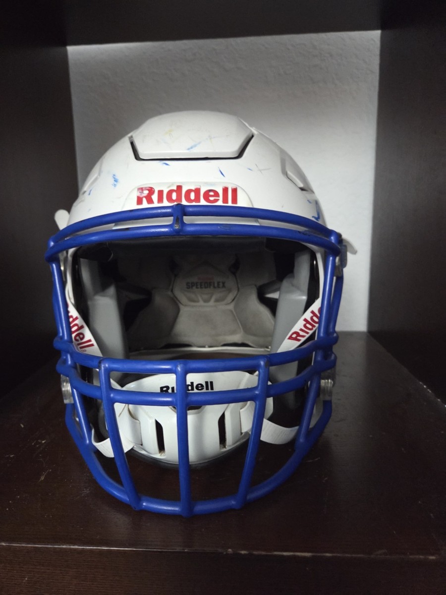 2024 Riddell Youth Football Speed Flex Helmet Medium White ,Blue Face Mask | eBay 2024 Riddell Youth Football Speed Flex Helmet Medium White ,Blue Face Mask | eBay