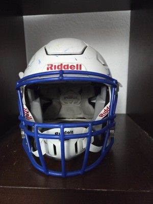 2024 Riddell Youth Football Speed Flex Helmet Medium White ,Blue