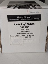 Hahnemühle Photo Rag Metallic 340gsm 24"/61cm x 5m Rolle Fine Art Fotopapier