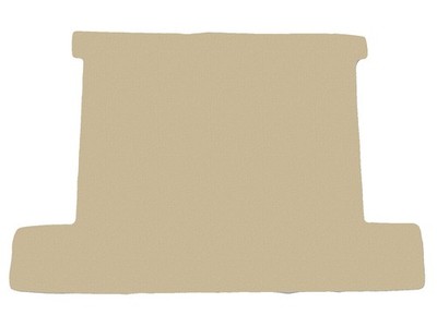 Kofferraummatte Velour für Chevrolet Corvette C6 2005-2013 Beige x14 Rand