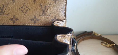 100% Authentic Louis Vuitton Pochette Metis Reverse Crossbody Bag + Dust cover - Picture 12 of 23