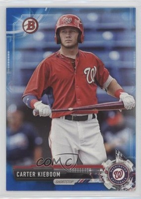 2017 Bowman Draft Blue 24/150 Carter Kieboom #BD-52 qf6