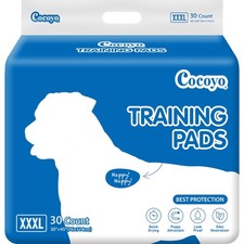 Dog Training Pads 30" x 45" XXXL Size 30 Count - Super Absorbent Leak Proof
