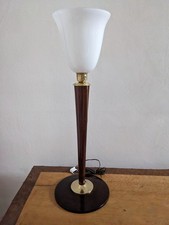 Art Deco Lampe MAZDA Stil oder andere Farbe Mahagoni in sehr gutem Zustand Höhe 72