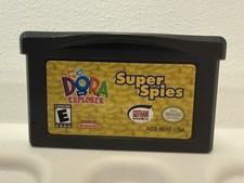 Dora the Explorer Super Spies Nintendo GBA Game Boy Advance Cartridge Tested