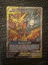 Pokemon TCG Moltres Zapdos Articuno GX SM 210 Hidden Fates ETB Full Art ENG
