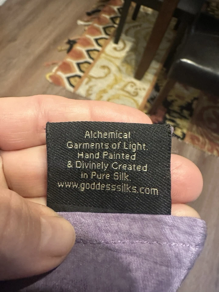 PRECIOSO KIMONO ÁNGEL SEDA PINTADO A MANO Foto 3 de 4