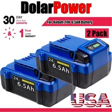 2PACK 24V For Kobalt 24Volt Max 6.5Ah Lithium Battery KB624-03 KB524-03 KB424-03