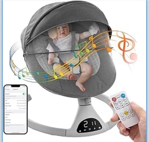 Soobaby Baby Swing pour les bébés,Boncer électrique pour bébés,Portable Swingpour Ba