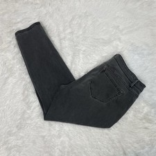 J.Jill Denim Slim Fit Ankle Gray Jeans Size 12P 12 Petite Straight Slim