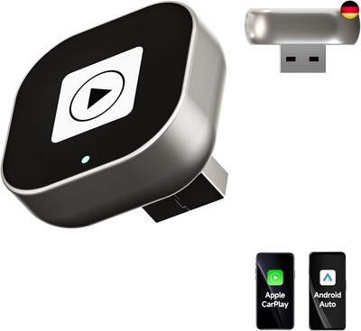 Spedal Wireless Carplay Adapter, 2 in 1 Android Auto Carplay Wireless Adapter