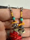 Lovely Vtg. Malachite Pendants, Southwestern Earrings — photo 8
