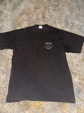 NOTRE Studio USA Made Black Graphic Tee Handshake Logo Mens S Vintage Style