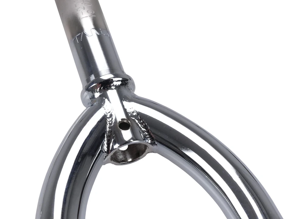 Tange TX-1200W 1" threaded, 137mm steer tube, 20" old school BMX chromoly fork - Image 4 of 4
