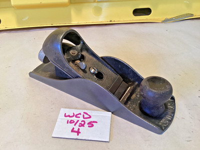 Vintage Stanley #220 block plane   smooth bottom wood plane carpenter hand tool