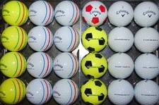 2 DOZEN CALLAWAY CHROME SOFT used Golf Balls AAAA - AAAAA FREE 2 Dozen TEES